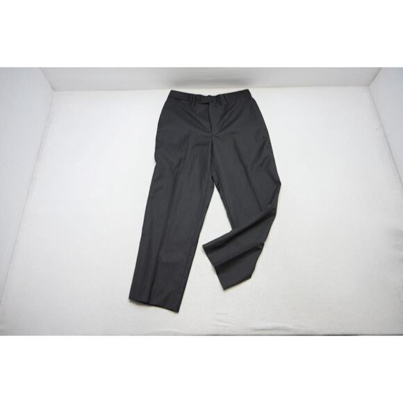 Jos A Bank Wool Gray Striped 2 Piece Suit Pants Jacket Mens Sz 34 x 30 41 R - Picture 5 of 14
